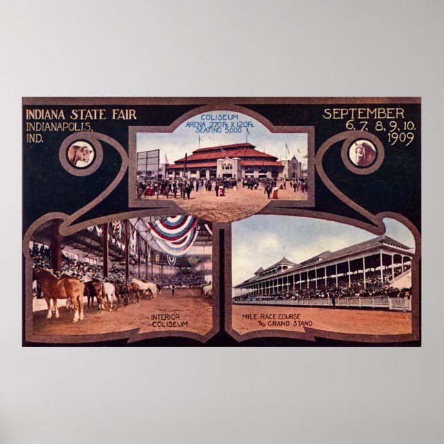 Indianapolis Indiana State Fair Poster (Framsidan)