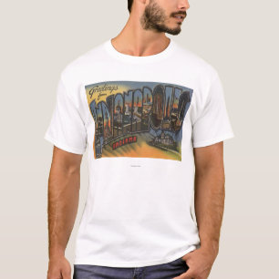 Indianapolis Indiana - stora brevplatser Tee