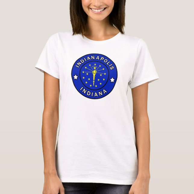 Indianapolis Indiana T Shirt (Framsida)