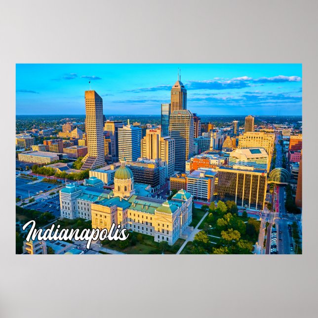 Indianapolis, Indiana, USA Poster (Framsidan)
