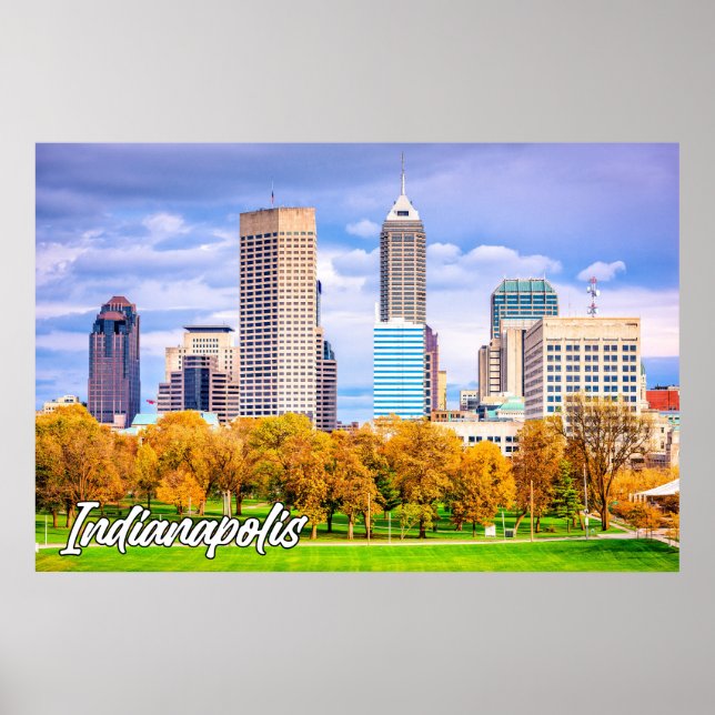 Indianapolis, Indiana, USA Poster (Framsidan)