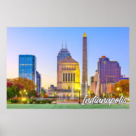 Indianapolis, Indiana, USA Poster
