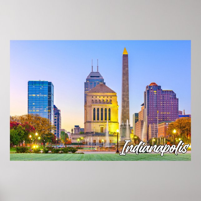 Indianapolis, Indiana, USA Poster (Framsidan)