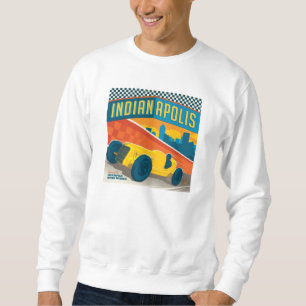 Indianapolis, Indiana   Vintage Racer Lång Ärmad Tröja