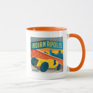 Indianapolis, Indiana Vintage Racer Mugg