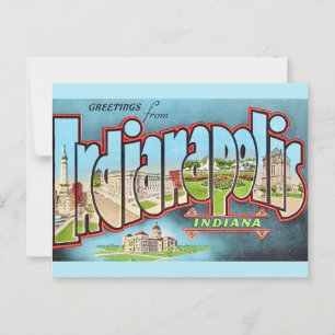 Indianapolis Indiana vykort