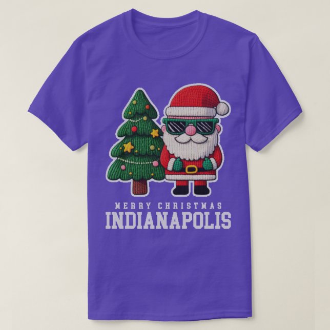 Indianapolis Julafton T Shirt (Design framsida)