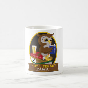 Indianapolis litterär Pubkrypande - kaffemugg! Kaffemugg