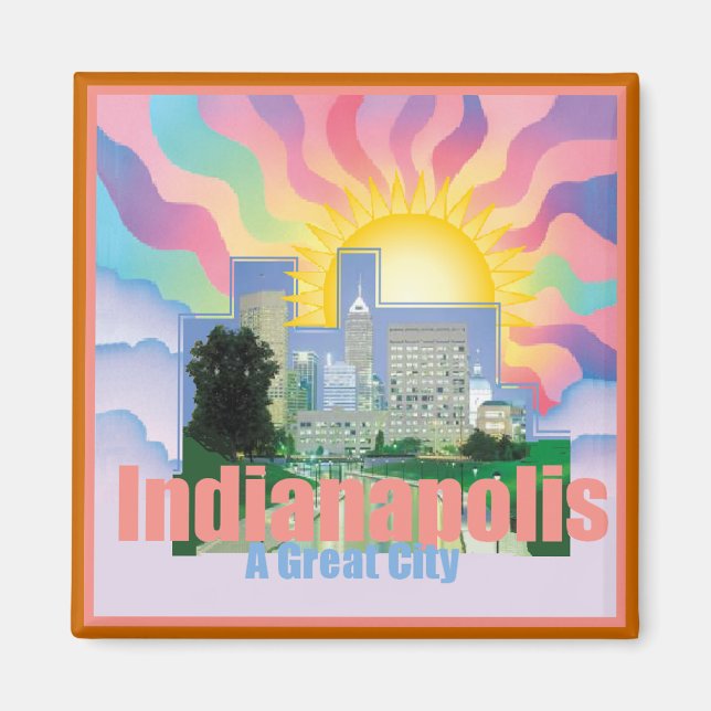 INDIANAPOLIS Magnet (Framsidan)