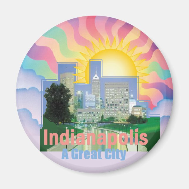 INDIANAPOLIS Magnet (Framsidan)