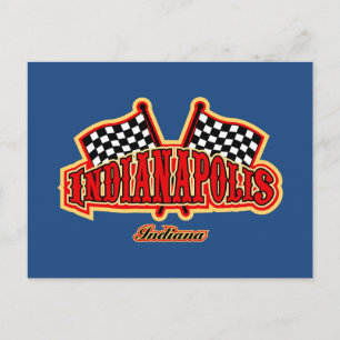 Indianapolis markerad vykort