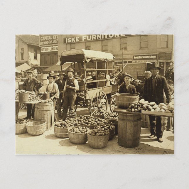 Indianapolis Market Vykort (Framsida)