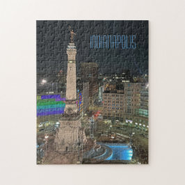 Indianapolis Monument Circle Jigszle Puzzle Pussel