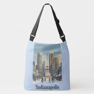 Indianapolis på vintern axelväska