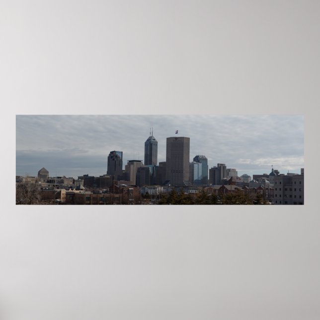 Indianapolis Panorama Poster (Framsidan)