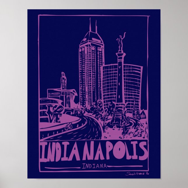 Indianapolis Poster (Framsidan)