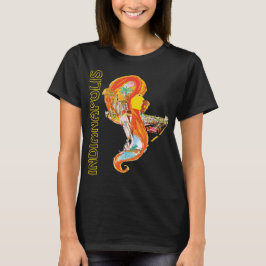 Indianapolis Race Girl Retro Gul Resa T Shirt