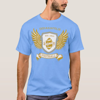 Indianapolis Shield och Vinge Stil T Shirt