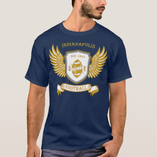 Indianapolis Shield och Vinge Stil T Shirt