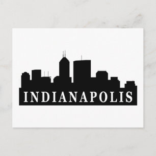 Indianapolis Skyline Vykort