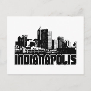 Indianapolis Skyline Vykort