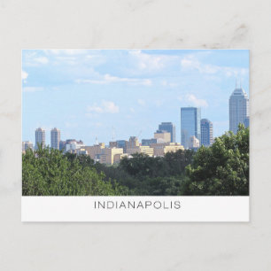 Indianapolis Skyline vykort