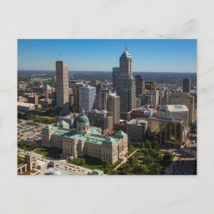 Indianapolis Skyline Vykort