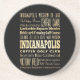 Indianapolis stad av Indiana statlig Underlägg Sandsten (Framsidan)