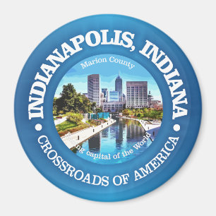 Indianapolis (städer) magnet