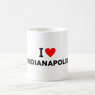 Indianapolis USA amerika USA kärlek stad n Kaffemugg