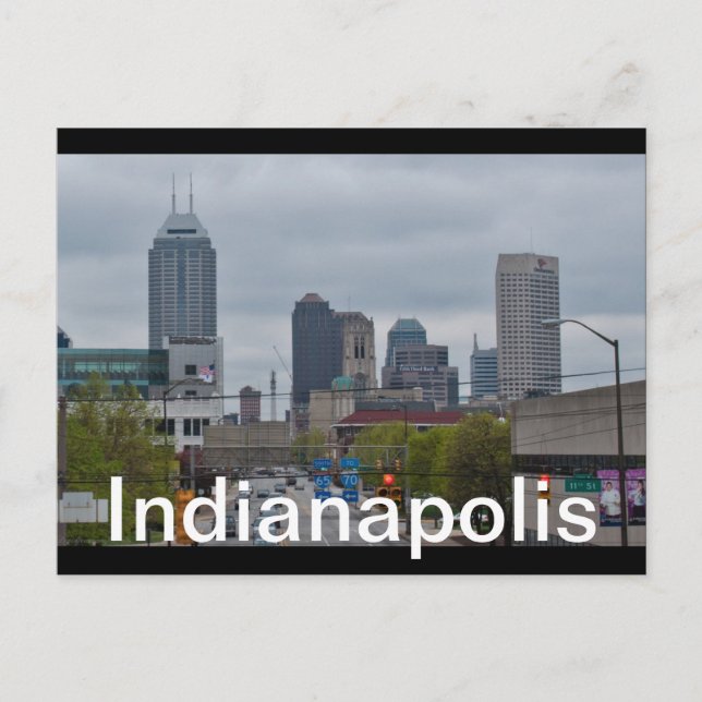 INDIANAPOLIS VYKORT (Framsida)