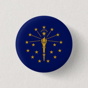 Indianas delstatsflagga knapp