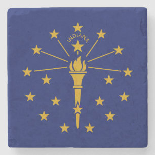Indianas delstatsflagga stenunderlägg