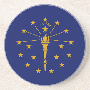 Indianas delstatsflagga underlägg