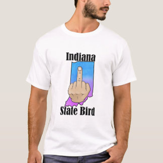 Indianas delstatskjorta t-shirt mitten finger färg