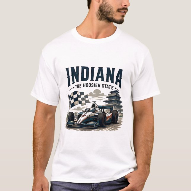 Indianas racingarvsresa t shirt (Framsida)