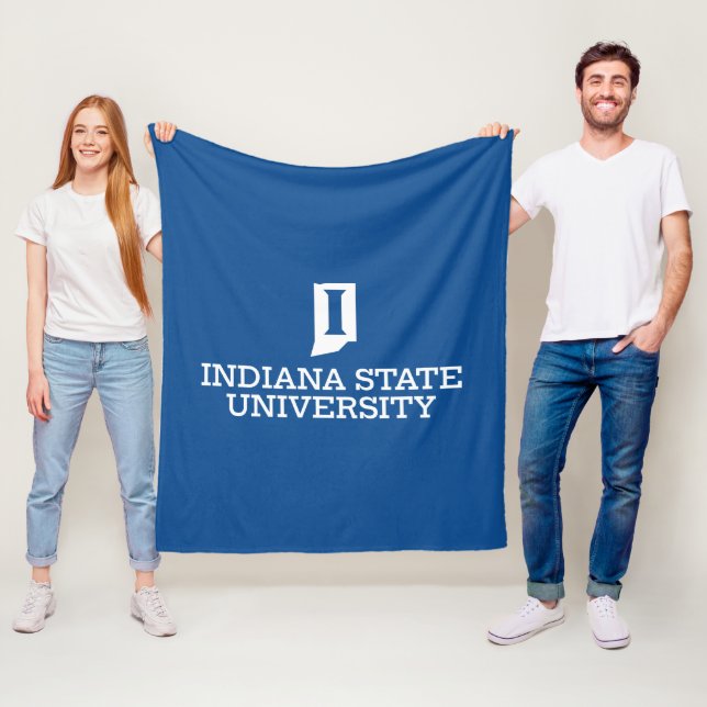 Indianas statsuniversitet fleecefilt (På plats)