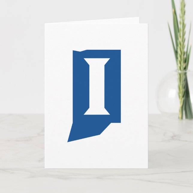 Indianas statsuniversitet kort (Framsida)