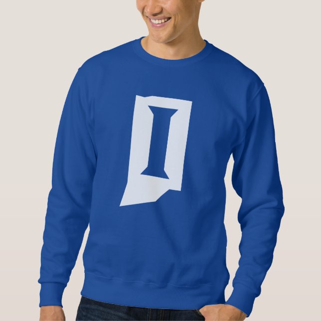 Indianas statsuniversitet lång ärmad tröja (Framsida)