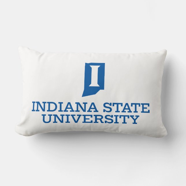 Indianas statsuniversitet lumbarkudde (Framsida)