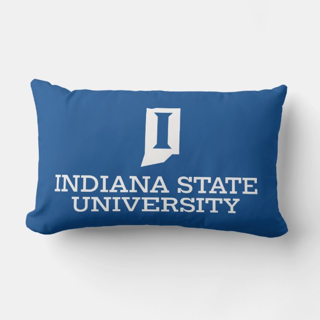 Indianas statsuniversitet lumbarkudde (Framsida)