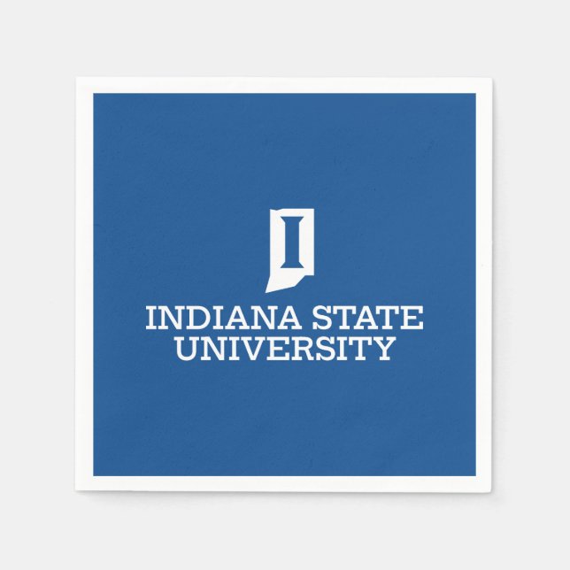 Indianas statsuniversitet pappersservett (Framsidan)
