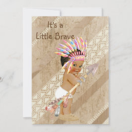 Indianbaby showerinbjudan inbjudningar