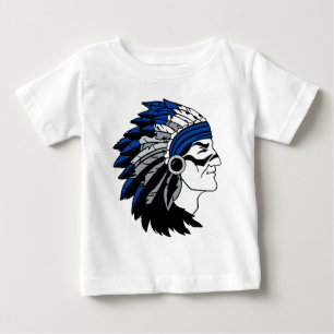 Indianchef med röda Headress Tee
