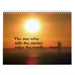 Indiancitationstecken Kalender