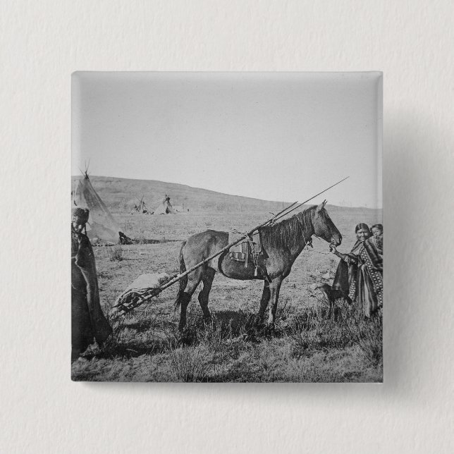 IndianCreefolk av westerna Kanada, c.1 Knapp (Framsida)