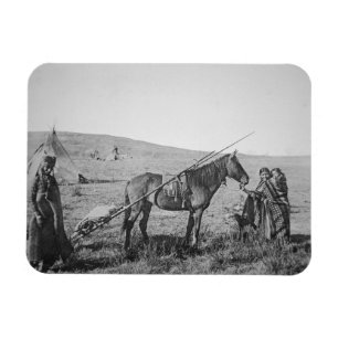 IndianCreefolk av westerna Kanada, c.1 Magnet