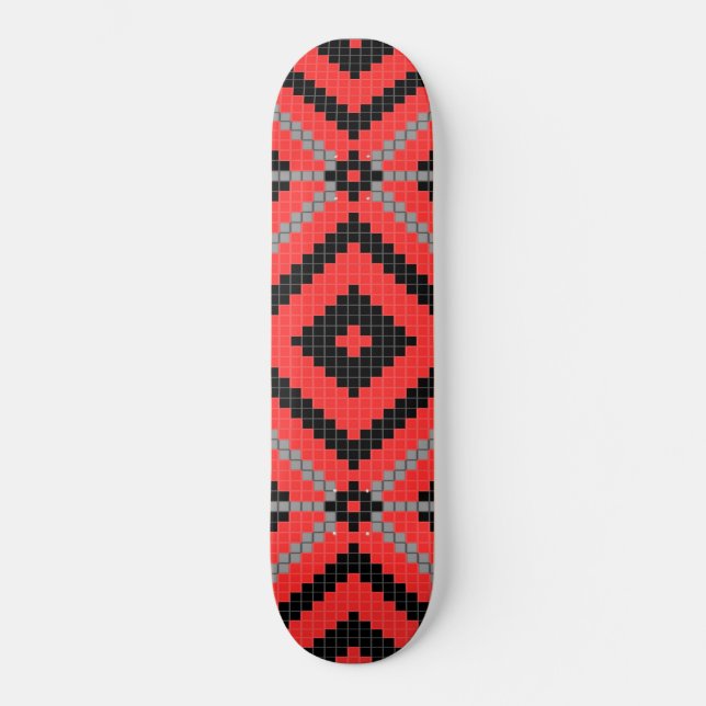 IndiandesignSkateboard Mini Skateboard Bräda 18,5 Cm (Framsida)