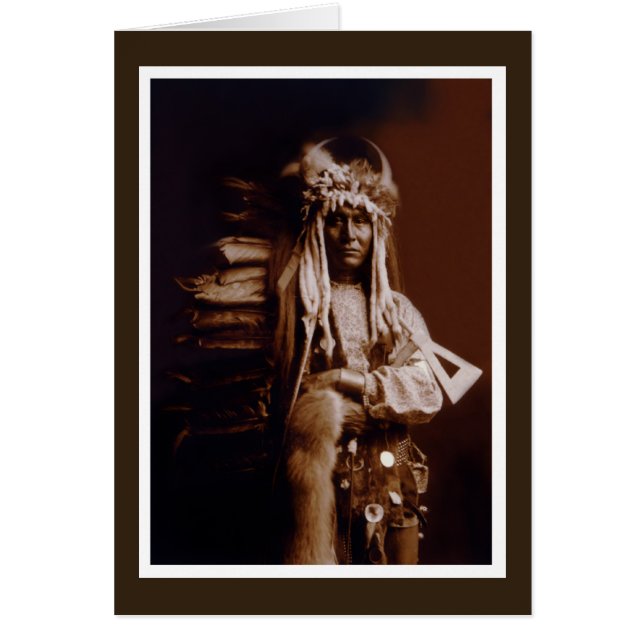 Indianduvaman Hälsningskort (Framsidan)