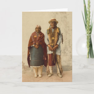 Indianen kopplar ihop, 1899 kort